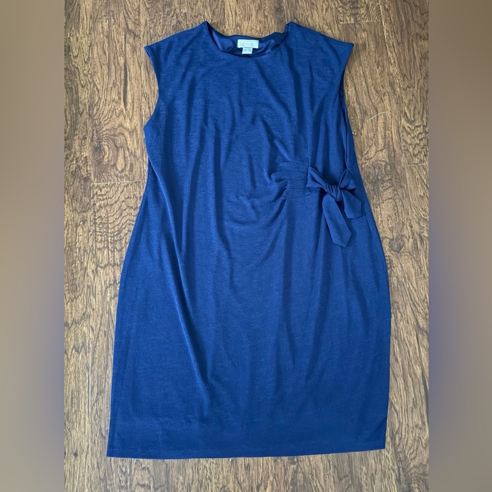 Liz Claiborne Women’s Midi Dress with Bow Detail